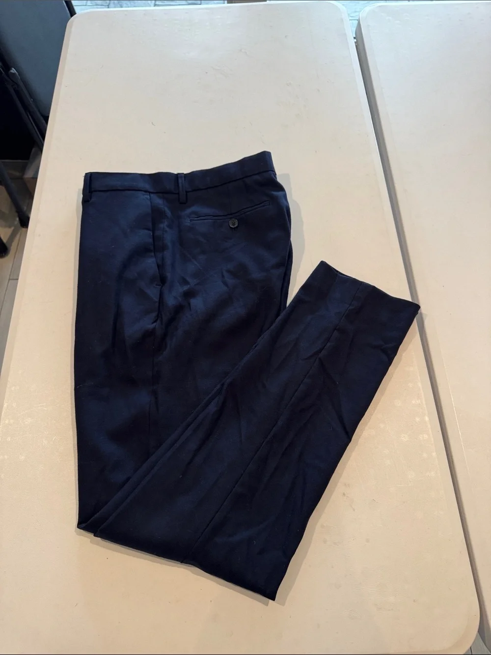 Banana Republic Men's Dark Navy Dress Trousers